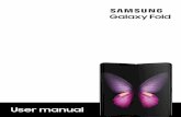 Samsung Galaxy Fold F900U User Manual - Foldable …...Samsung Knox 149 Restricting children’s access to your mobile device 149 Interference from Magnets 149 Samsung Electronics