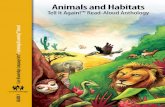 Animals and Habitats - Core Knowledge Foundation · 2017-01-10 · Table of Contents Animals and Habitats Tell It Again!™ Read-Aloud Anthology Alignment Chart for Animals and Habitats.