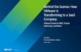 Behind the Scenes: How VMware is Transforming to …...x n Support e Support M Cluster ©2019 VMware, Inc. Agenda 21 VMware’s Hybrid Cloud Vision VMware Cloud on AWS, Project Dimension,