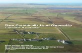 Tiree Community Land Ownership...Tiree Community Land Ownership Options Appraisal Contents 1.0 Executive summary 2.0 Background 3.0 Development needs identified by the Community of