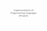 Implementation of Programming Languages (Project) · Introduction Secure Scala Evaluation Conclusion Writing Programs I can use monadic combinators (for free) 1 // 20 * 2 + 2 2 val