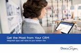Get the Most from Your CRM · 2017-10-06 · Get the Most from Your CRM Integrated apps add value to your bottom line. 2 CRM Today ... INFORMATICA CLOUD INTEGRATION On-demand data