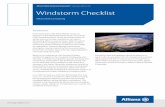 Allianz Global Corporate & Specialty Windstorm …...high-valued equipment. Inspect and repair electrical systems and equipment before re-energizing. Clear any debris from roof and