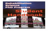 Rehabilitation Science PhD Program - College of Public ... · The Rehabilitation Science PhD program does not currently qualify for the Optional Practical Training (OPT) STEM extension.