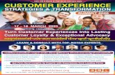LEARN & CONSULT WITH TOP-NOTCH EXPERTS · REAL CASES & PRACTICES: How Customer Experience & Engagement Programs are Executed to Ensure Effective Customer Loyalty and Win-Back Lost