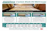 Custom Made RV Mattresses - Sureline · Solid foam mattress designed to replace your uncomfortable or tired RV mattress or Cushions. Comes with or without a new heavier quilt-like,