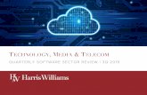 QUARTERLY SOFTWARE SECTOR REVIEW | 3Q 2019 · Cisco’s pending acquisition of CloudCherry, and Microsoft’s acquisitions of PromoteIQ and BlueTalon. Global strategic software M&A