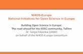 NI4OS-Europe National Initiatives for Open Science in ... · qGeneric cloud IaaS/VMs qGeneric storage services qData Management services (Archival, Repository, Data discovery, Hadoop