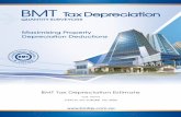BMT Tax Depreciation Estimate - VConnect · deductions on any investment property. BMT Tax Depreciation specialise in maximising the total depreciation available from a given property