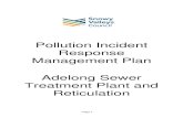 Pollution Incident Response Management ... - Snowy Valleys · Additionally, the reticulation, pump stations, and Adelong STP have multiple alarm systems to alert operators of conditions