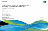 The Modern Mainframe Data Center - Sharing a Tape … · 2012-03-21 · The Modern Mainframe Data Center - Sharing a Tape Infrastructure - SHARE Atlanta Session 10932 Author: Art