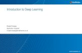 Introduction to Deep Learning - Heriot-Watt University · Introduction to Deep Learning Musab Khawaja Application Engineer musab.khawaja@mathworks.co.uk. 2 What is deep learning?