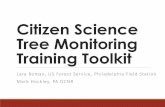 Citizen Science Tree Monitoring Training Toolkit however pictures for every tree are only feasible to