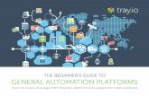 THE BEGINNER’S GUIDE TO GENERAL …...point automation. They are not limited IT-driven automation initiatives. They are for general purposes. Second, GAPs require general skills,