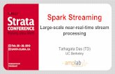 Spark Streaming - Apache Spark Streaming Large-scale near-real-time stream processing Tathagata Das