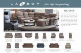TROUPER - La-Z-Boy · MP0092 la-z-boy.com Choose an arrangement shown below or create the one that suits your home. 40 S 4Q Q 4C S 04M 4QQ 40E 40D 04C 40D 91” 91” 68” 106”