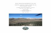 ELK MANAGEMENT PLAN DATA ANALYSIS UNIT E-23 … · Elk Data Analysis Unit (DAU) E-23 (Eleven Mile Herd) is located west of Colorado Springs and includes Game Management Units (GMUs)