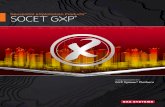 SOCET GXP | Brochure - Geospatial eXploitation Products · SOCET GXP is an advanced geospatial intelligence software solution that ... move, rotate, scale, 3-D extrude, and 3-D walls