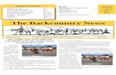 BCHC NONPROFIT Organization BACKCOUNTRY ...bchcalifornia.org/docs/NewsFall2015.pdfThe Backcountry News ~ FALL 2015 Page3 President's Page BCHC Membership Mailing Address & Phone No.