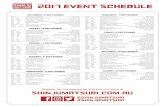 2017 EVENT SCHEDULE - Shinju Matsuri · Hard Hat Pearl Diving Returns to Broome EXIF Old Story New Dance Wesfarmers Arts Singing Classes Jetty to Jetty Trail Cable Beach The Good