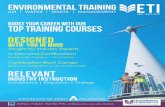 Boost your career with our TOP training courses Spring 2019 Catalog_web.pdf · MM 732: Intro to Phase I & II Environmental Site Assessments MGE 811: Intro to Environmental Law WST