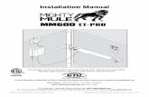 Installation Manual - Mighty Mule€¦ · needs. Furthermore, this manual and the DVD will enable you to properly install your Mighty Mule® E-Z Gate Opener. The Mighty Mule® E-Z