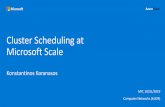 Cluster Scheduling at Microsoft Scaleweb.mit.edu/6.829/www/currentsemester/materials/2019-10-31_RM-MIT_share.pdfOct 31, 2019  · Scheduling in Analytics Clusters: a Journey… Hadoop
