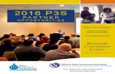 2016 P3S - CWEA · Advertisement in January Conference Brochure (Premier level) 8.5”x11” +0.125” bleed, full color Jan 4, 2015 High-res logo (AI, eps or high-res jpg) Logo Feb