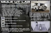 MULE UT LAB - storage.googleapis.com · BY ARMORLITE TECHNOLOGIES INC MULE UT LAB The MULE is our multi-purpose cabinet system coupled with our exobody labs creating a true quick