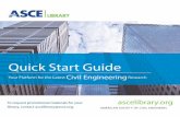 Quick Start Guide - ASCE Library | Civil Engineering and ... SERVICES/FILES/QSG English_update...ASCE Library delivers the most respected and richest collection of civil engineering