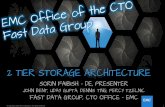 2 TIER STORAGE ARCHITECTURE · 2015-05-11 · Fast flash storage tier between CN’s and scratch –On CN, ION, or storage array –Our focus has been on ION Simple, hardware async,