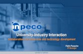 University-Industry Interaction · Inpeco Total Lab Automation System in the world automation in healthcare 1300+ sites are currently automating their Clinical Labs with an Inpeco