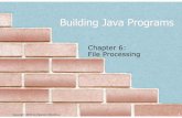 Building Java Programs - courses.cs.washington.eduChapter outline file input using Scanner File objects exceptions ... The File class in the java.io package represents files. import