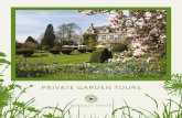 PRIVATE GARDEN TOURS - Amazon S3...• Garden tours are available for groups of 10 to 40 guests and may be booked as follows: • Garden tour to include afternoon tea in The Potager