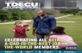 CELEBRATING ALL BEING- A-DAD-IS-THE-BEST …...CELEBRATING ALL BEING- A-DAD-IS-THE-BEST-JOB-IN- THE-WORLD MEMBERS. 800.839.1154 • TDECU.org JUNE 2015 INSIDE THIS EDITION VISA ®