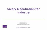 Salary Negotiation for Industry - Tufts Universityase.tufts.edu/commhealth/documents/alumniCHAMP... · 2018-02-01 · MakingThe Job Search Basics Webinar Series from Bio Careers Connections