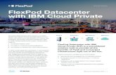 Move fast. Modernize. FlexPod Datacenter with IBM Cloud ... · Achieve PaaS with IBM Cloud Private IBM Cloud Private (ICP) is an on-premises platform for developing and managing containerized