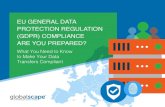 eBook: EU General Data Protection Regulation (GDPR ...dynamic.globalscape.com/files/ebook-GDPR-are-you-prepared.pdf · protection directives designed to protect the data privacy rights