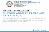 MINISTERIAL PARALLEL PANEL SYNERGIES ACROSS THE … · Moderator: Knut Lönnroth, Professor, Department of Public Health Sciences, Karolinska Institute, Sweden Panellists: o Ahmed
