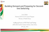 Building Demand and Preparing for Second- line Switching · Trends in ATV/r Patients 1400 1399 1617 1897 2126 2762 3133 3558 4193 5366 5,858 6,073 6,639 0 1000 2000 3000 4000 5000