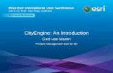 CityEngine: An Introduction - Amazon S3...Multiscale 3D Models Surface modeling . 3D Analysis . Native lidar support . Share 3D scenes Integrated 3D . ... Simple urban design ... 2013