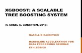 XGBOOST : A SCALABLE TREE BOOSTING SYSTEM...XGBOOST : A SCALABLE TREE BOOSTING SYSTEM (T. CHEN, C. GUESTRIN, 2016) NATALLIE BAIKEVICH HARDWARE ACCELERATION FOR DATA PROCESSING SEMINAR