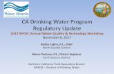 CA Drinking Water Program Regulatory Updatesfwater.org/cfapps/wholesale/uploadedFiles/2017... · CA Drinking Water Program Regulatory Update 2017 SFPUC Annual Water Quality & Technology