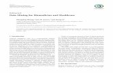 Editorial Data Mining for Biomedicine and Healthcaredownloads.hindawi.com/journals/jhe/2017/7107629.pdf · Editorial Data Mining for Biomedicine and Healthcare Zhengxing Huang,1 Jose