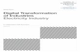 Digital Transformation of Industries Electricity Industry · January 2016 3 World Economic Forum White Paper Digital Transformation of Industries: Electricity 1. Foreword There is