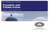 Town of Terlton - Oklahoma State Auditor and Inspector Reports/database/TerltonWebFinal.pdf · The Town of Terlton is a small community in Pawnee County, Oklahoma with a population