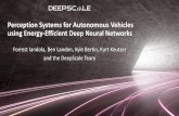 Perception Systems for Autonomous Vehicles using Energy ... · Perception Systems for Autonomous Vehicles using Energy-Efficient Deep Neural Networks . Forrest Iandola, Ben Landen,
