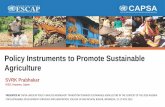 Instruments to Promote Sustainable Agriculture · ecosystem services such as a clean and well-regulated water supply, biodiversity, natural habitats for conservation and recreation,