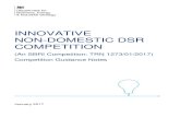INNOVATIVE NON-DOMESTIC DSR COMPETITION · BEIS Innovative Non-Domestic DSR Competition (TRN 1273/01/2017) - Competition Rules and Guidance 5 communicate the benefits of DSR in a
