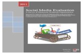 Social Media Evaluation - CURA · Social Media Evaluation. A Survey of Minnesota Nonprofit Organizations Sponsored by: Center for Urban and Regional Affairs at the University of Minnesota,